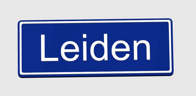 Koelkast Magneet plaatsnaam 8 X 3 CM Leiden