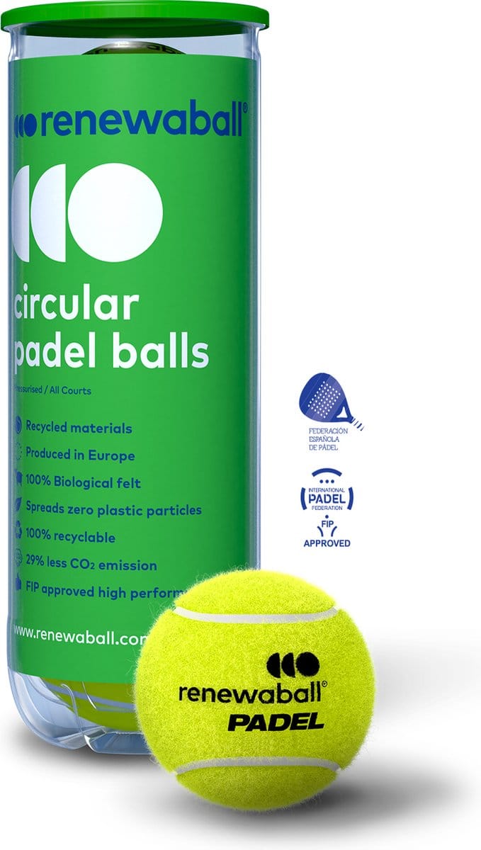 Renewaball Padel 3-tin padelbal3