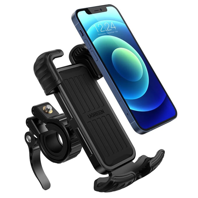 UGREEN Telefoonhouder Fiets - Verstelbaar - 4.6 tot 6.8 Inch - Zwart