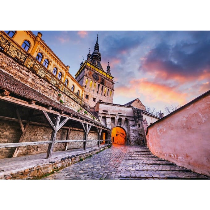 Enjoy Puzzle legpuzzel Turnul cu ceas Sighisoara - 1000 stukjes puzzel.