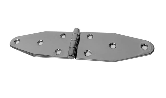 Scharnier uitvoering A 180 x 40 mm RVS-304 (A2)