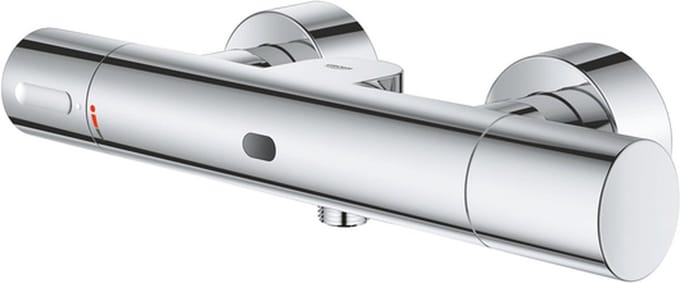 GROHE Eurosmart Cosmopolitan E douchekraan thermostatisch m. infrarood met koppelingen chroom