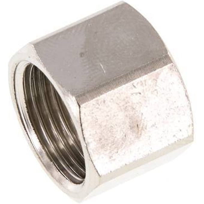4/6/9 G3/8''mm Wartelmoer Vernikkeld Messing L14.5mm [5 Stuks]