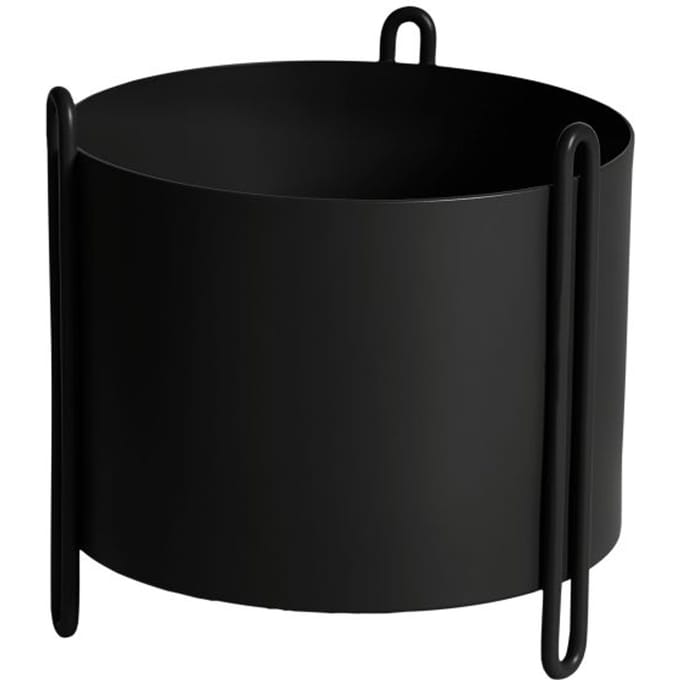 Woud Pidestall Bloempot - zwart - S