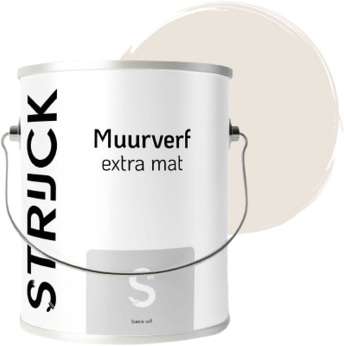 STRIJCK Muurverf Extramat - Meel - 014W-1 - 1 liter