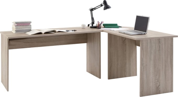 Bureau Jaap Eiken - 205x65cm - Hoekbureau - Hoogte 76 cm
