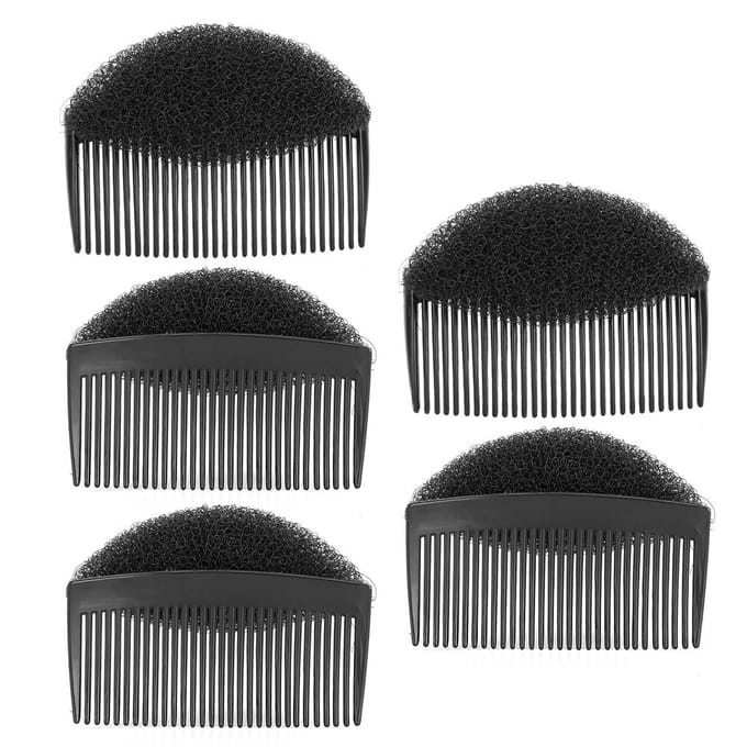 Professioneel Haar Pluizig Opvulkussen Opsteekkapsel Pony Haarstyling Tool black