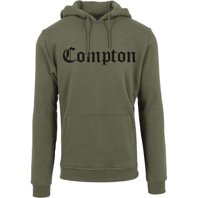 Mister Tee - Compton Hoodie/trui - XS - Olijfgroen