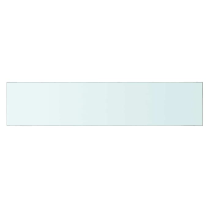 vidaXL - Schappen - 2 - st - 90x20 - cm - glas - transparant