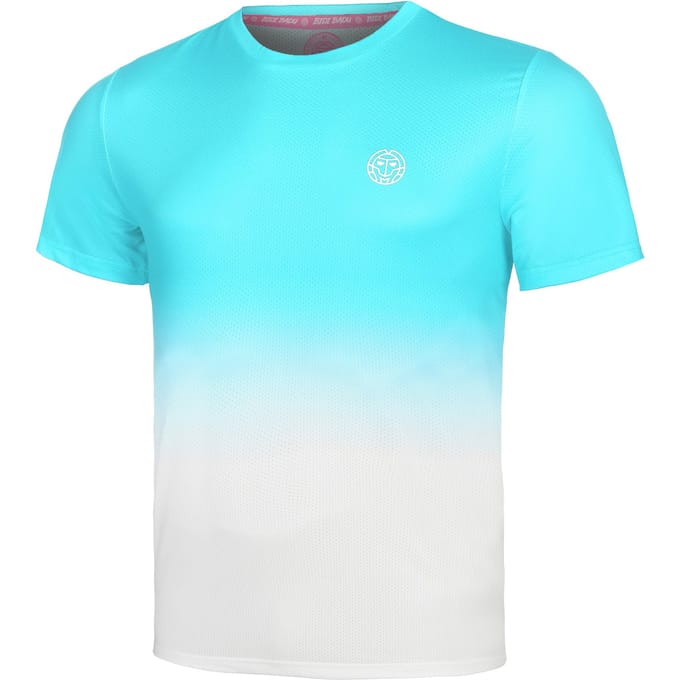 BIDI BADU Crew Gradiant T-shirt Jongens-Turkoois,Wit