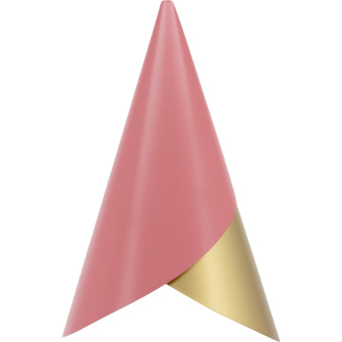 Umage Cornet Nuance Lampenkap Roze/ Messing