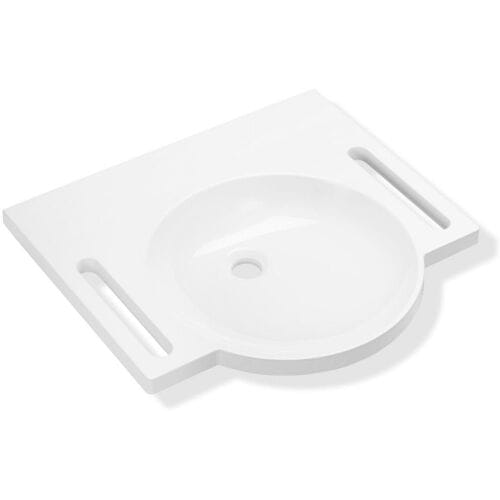 HEWI Universal washbasin 60 x 55 cm without tap hole 950.11.100