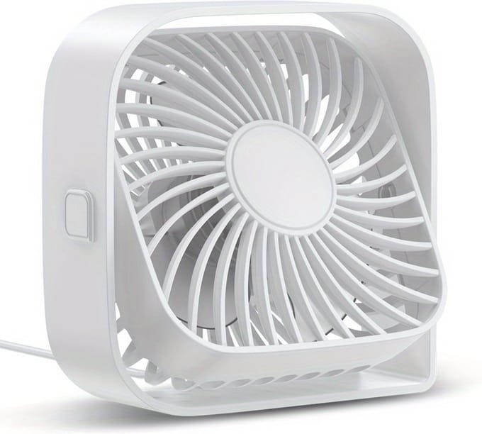 Bovista Ventilator Staand - Ventilatoren - Tafelventilator - Statief - Extra Verkoelend - Aircooler - Cooling Fan - Cooler - Wit