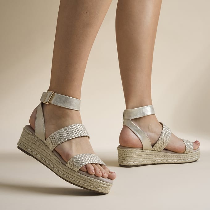 Cellini Espadrilles goud Synthetisch - Maat 38