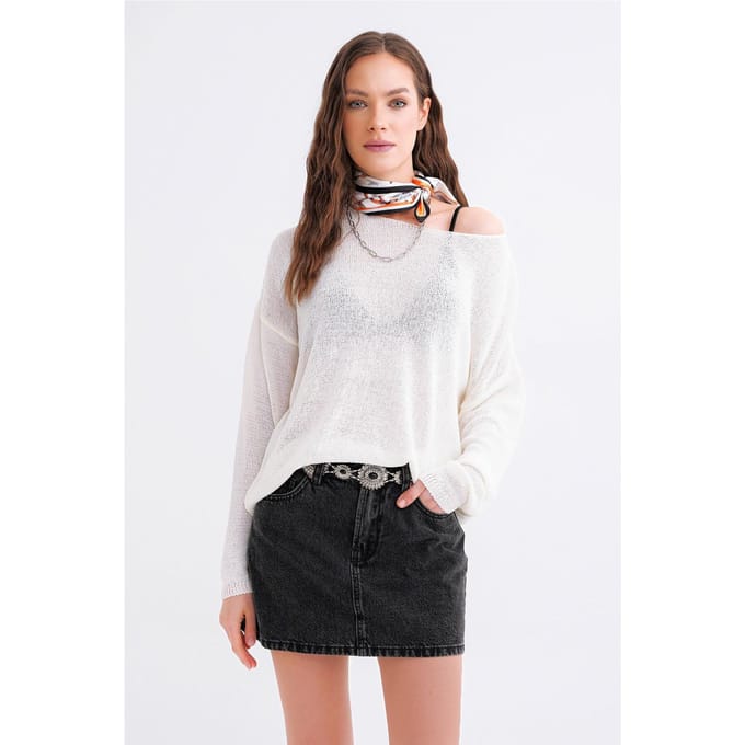 Oversized Bootletter Trui