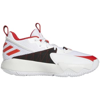 Dame gecertificeerde basketbalschoen voor heren, cloudwit/levendig rood/dash grijs