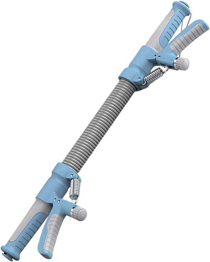 Arm Trainer - Onderarm Trainer - Krachttraining Thuis - Verstelbare Weerstand - 52 cm - Grijs Geel