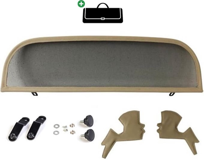 Windscherm Ford KA | 2002-2006 | incl. luxe opbergtas | Beige