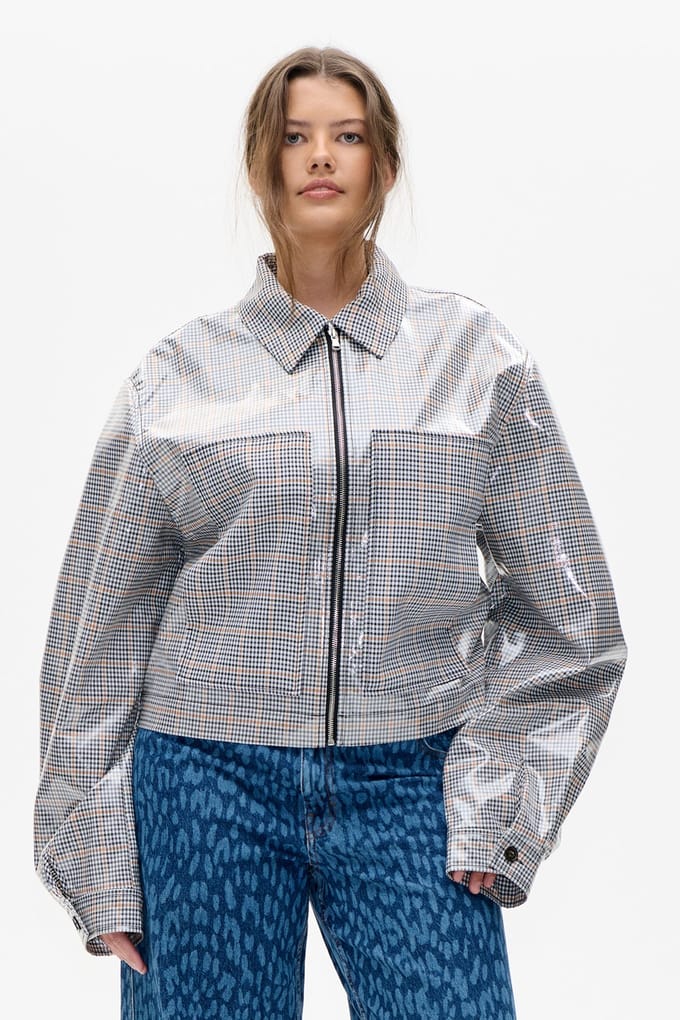 Baum und Pferdgarten Bathilde Jacket Grey Wallstreet Check Taglia: 32 | Bomber Outlet | Donna | Grigio