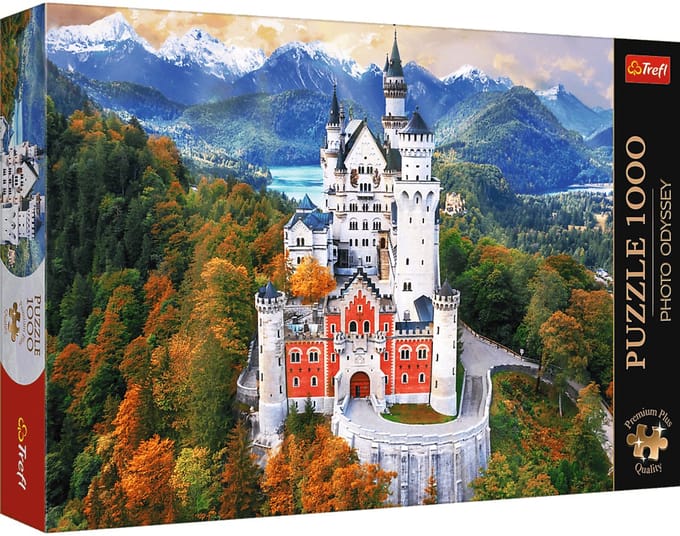 Trefl puzzel 1000 stukjes - Neuschwanstein Castle Duitsland Premium Plus.
