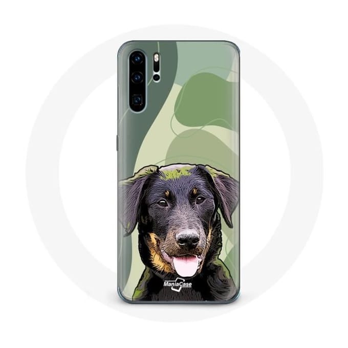Coque pour Huawei P30 - Huawei - Beauceron - Souple - Noir - Mixte noir