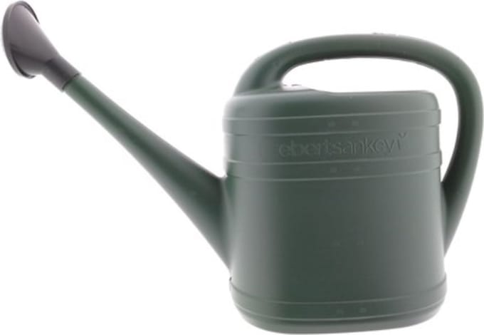 Gieter kunststof groen, met broes, 5L
