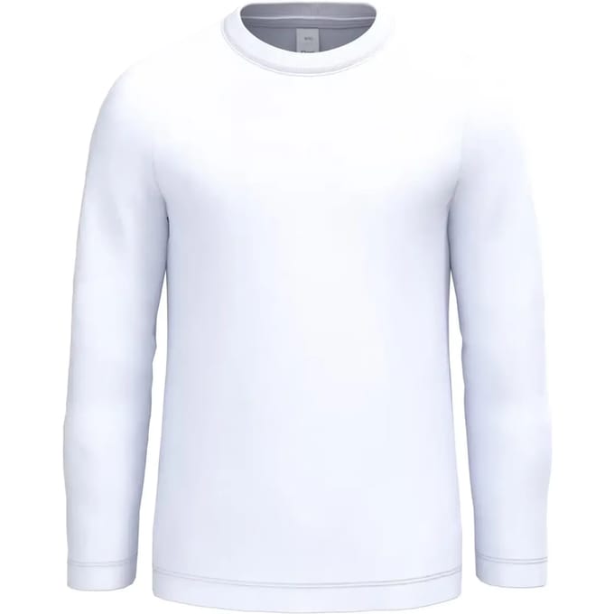 iDeal Basic Brand iDeal150 kinder T-shirt LSL IB314 - Ideal White - 10/12 ans