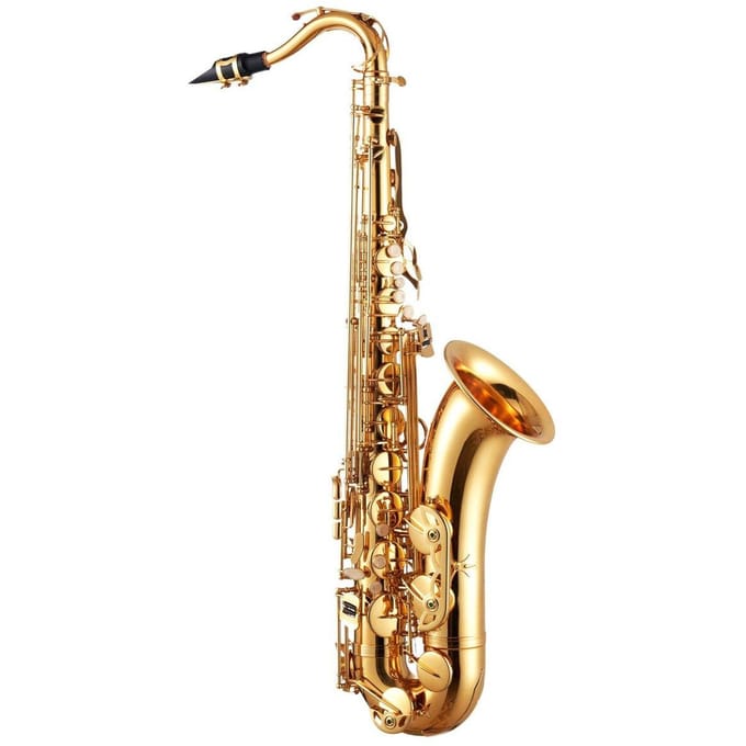 Goudmessing Tenorsaxofoon Bes Saxofoon Beginner Set met Koffer Mondstuk