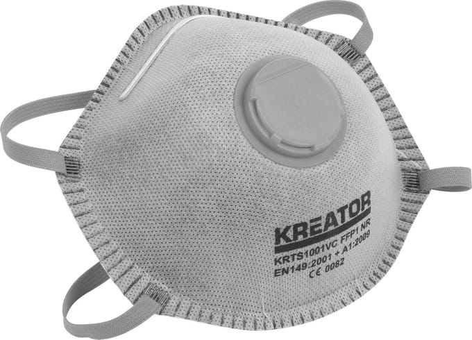 Kreator KRTS1002VC Stofmasker - Geurvermindering - FFP2 - 2 stuks