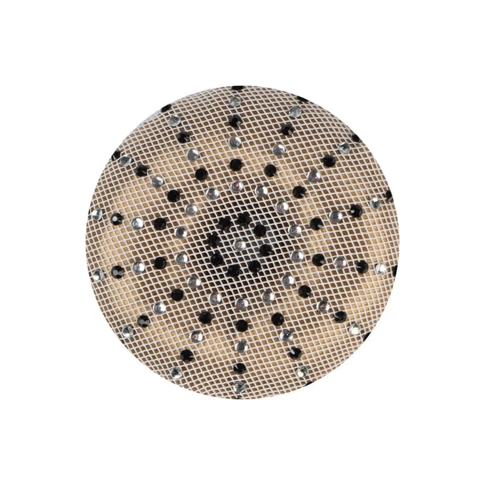Horka haarnet Delicate - wit/zilver