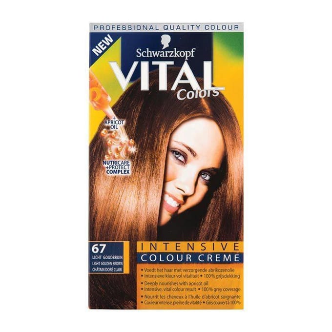 Vital Colors 67 Licht Goudbruin  - Haarverf