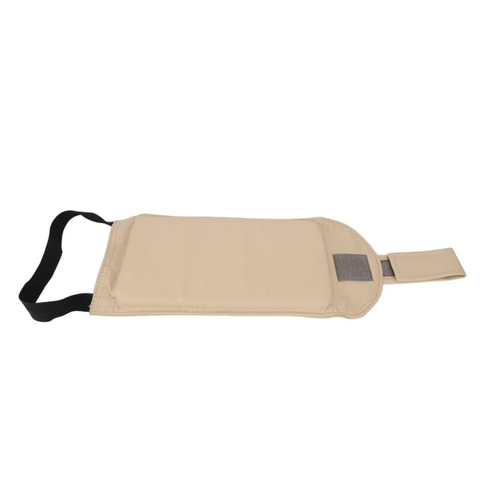 Hangende Armsteun Waterdicht Dubbelgestikte Rand Verstelbare Armleuning Hangende Massage Tafel Accessoires beige