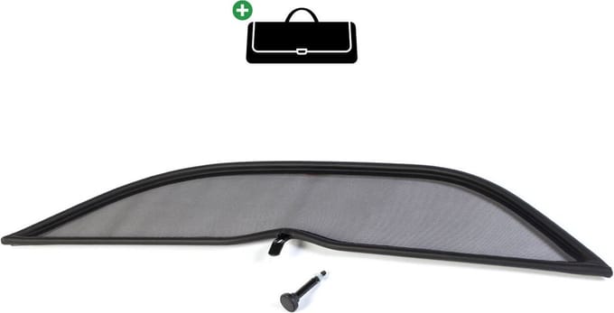 Windscherm Opel Tigra | 2004-2009 | incl. luxe opbergtas | Zwart