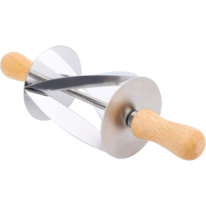 RVS Rollende Deeg Brood Croissant Snijder Gebak Bakaccessoires white