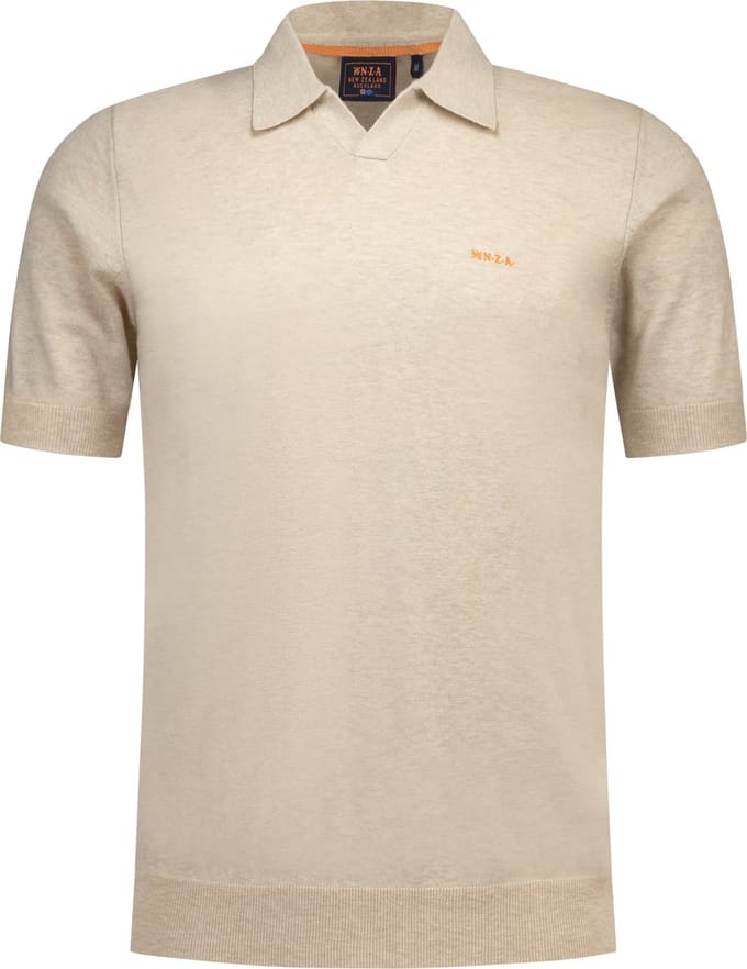 NZA - Heren Polo - 26DN188 - 1121 Fresh Sand Melange