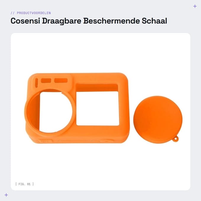 Draagbaar - Dailygoods- Beschermende Schaal Premium Siliconen