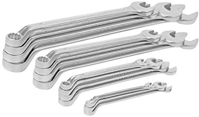 Ringsleutel Set - Steeksleutels - Krachtig Werken - SmartDrive Profiel - 6-32 mm - Mat Chroom