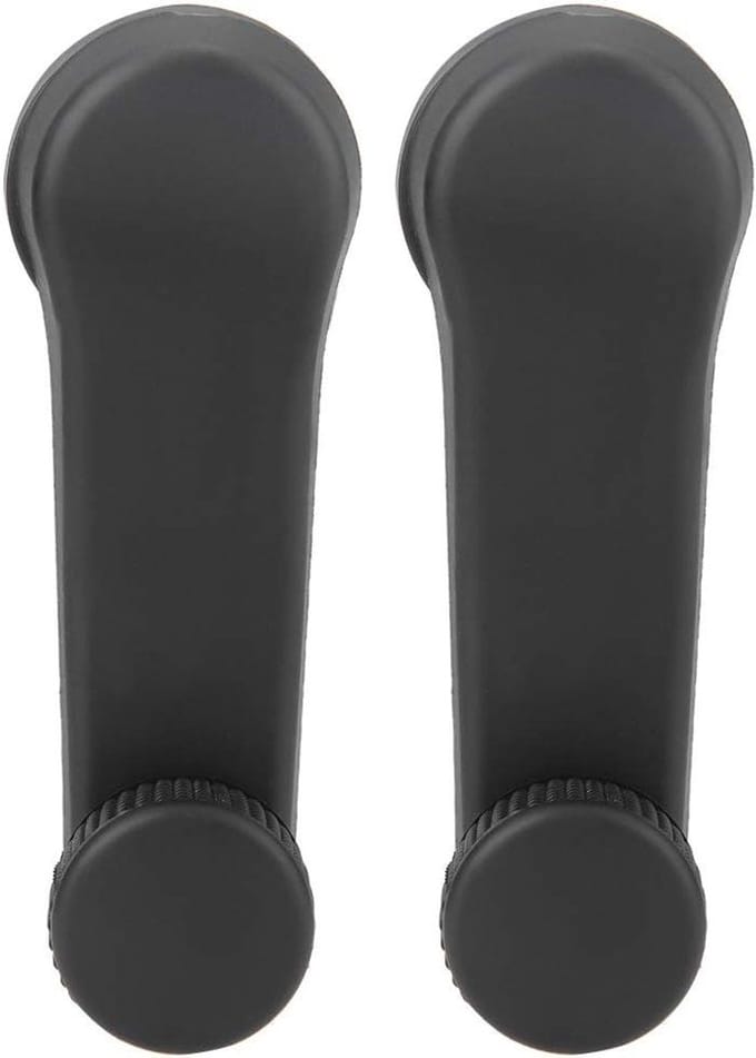 Auto Raam Crank Handgrepen Set voor MK3 MK4 - 1997-2010, Zwart - 2 Stuks