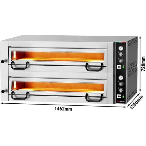 GGM Gastro Elektro Pizzaofen Power - 9+9x 34 cm - Manuell