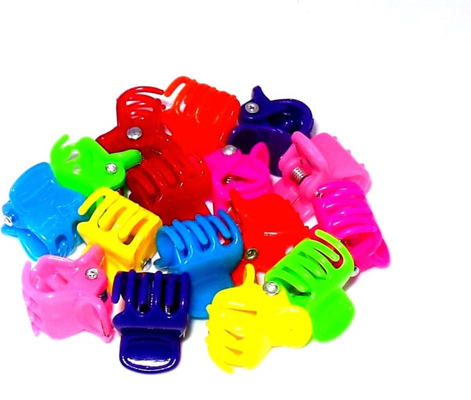 Haarklemmetjes mini mix kleur