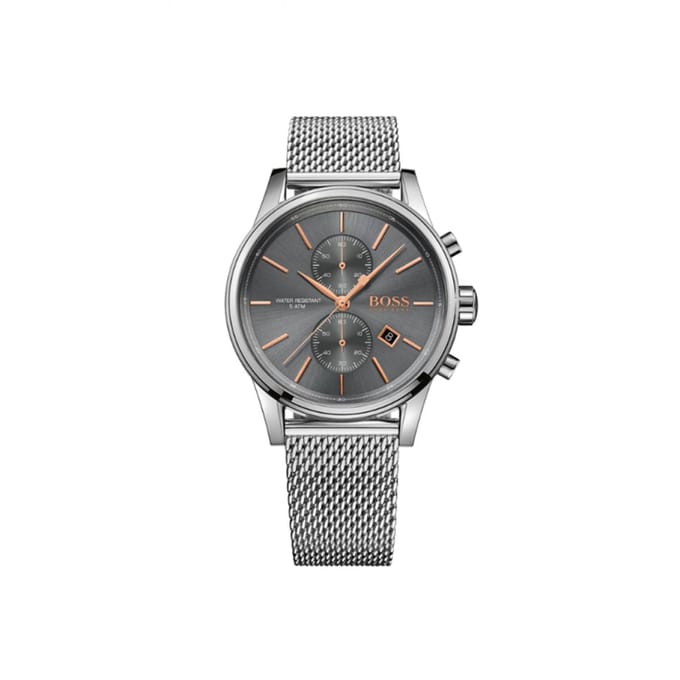 Hugo Boss HB1513440 Horloge - Staal - Zilverkleurig - Ø 41 mm