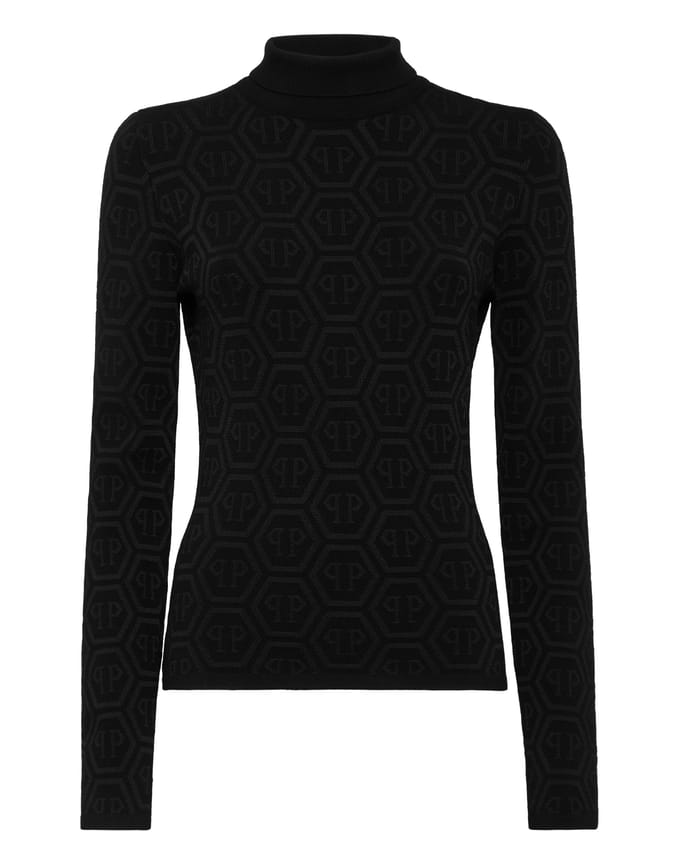 Schildpadhals Ls Monogram