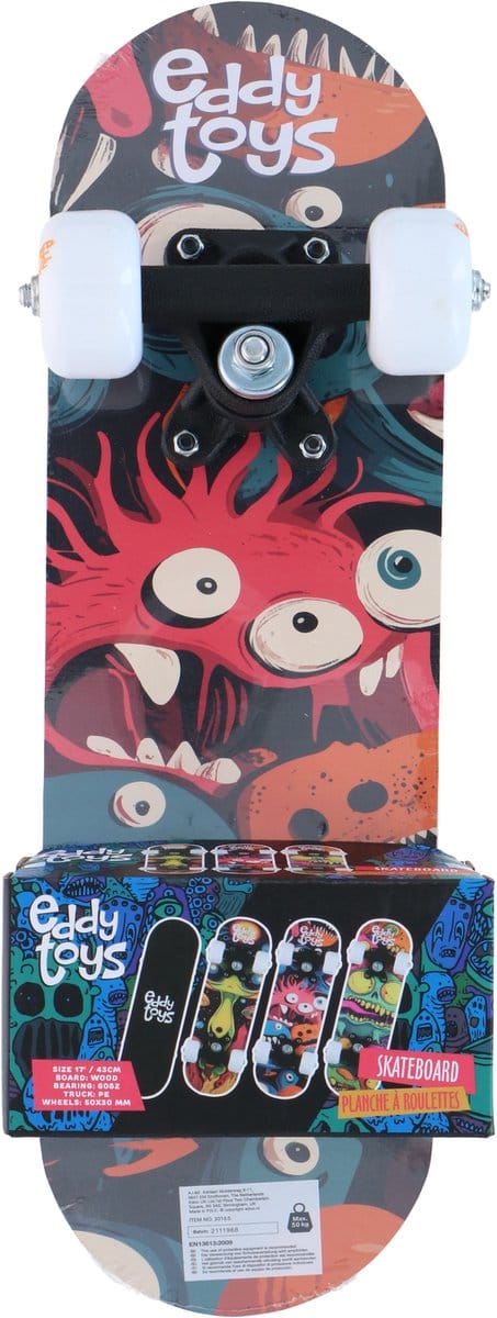 Skateboard 43,2x12,7cm WD 6as