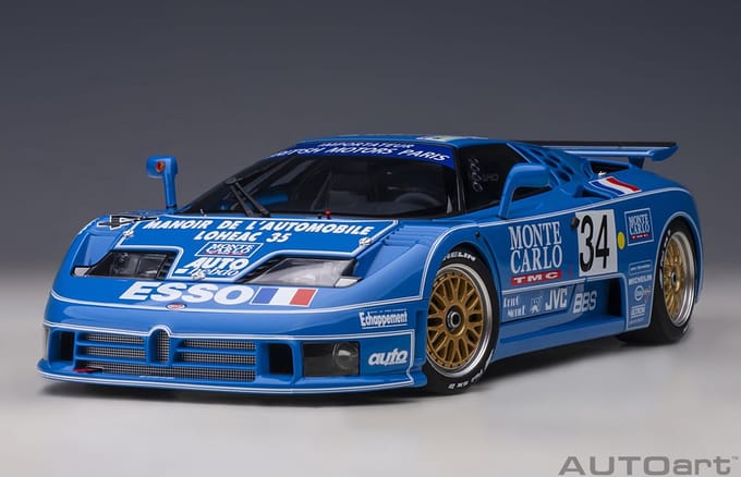 AUTOart 1/18 Bugatti EB100 Le Mans 1994 #34