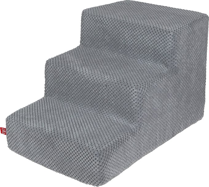 Nevada - Hondentrap - 30cm hoog - Voor honden met rug- of gewrichtsproblemen - Grijs