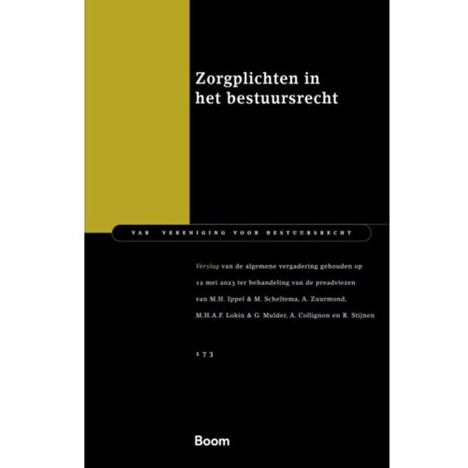Zorgplichten In Het Bestuursrecht - Var-Reeks