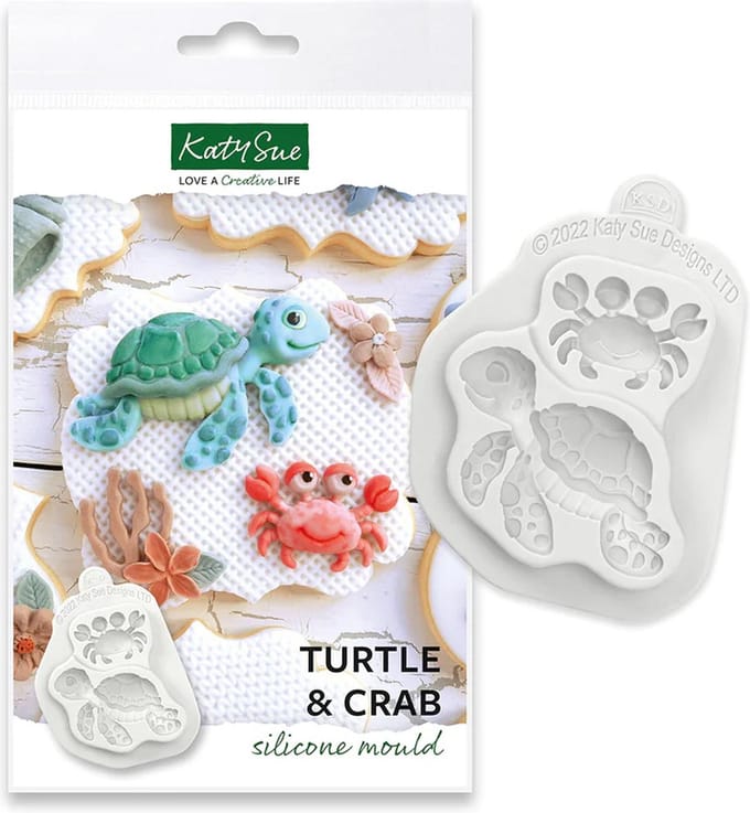 Katy Sue Siliconen Mal Schildpad & Krab