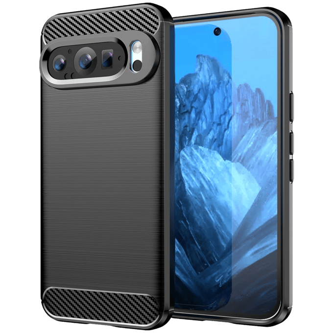 Mocaa Google Pixel 9 / Pixel 9 Pro Schokbestendig Hoesje Zwart