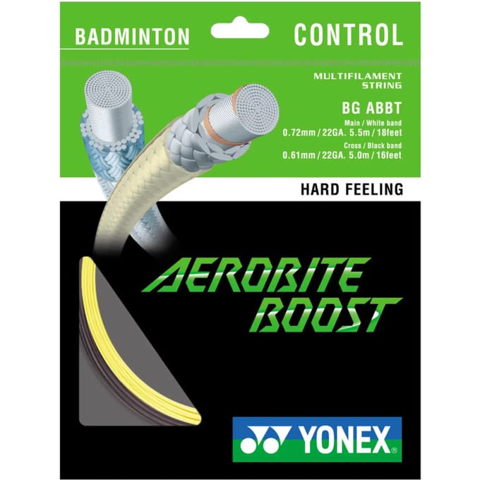 Yonex Aerobite Boost Badminton Enkele Snaar Transparant