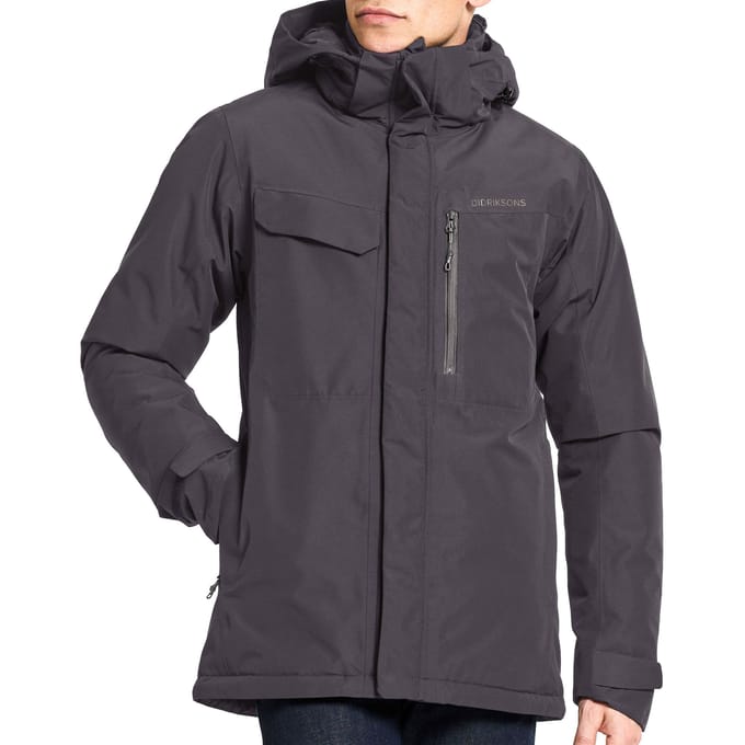 Didriksons STEFAN USX JKT Heren Outdoorjas - Black